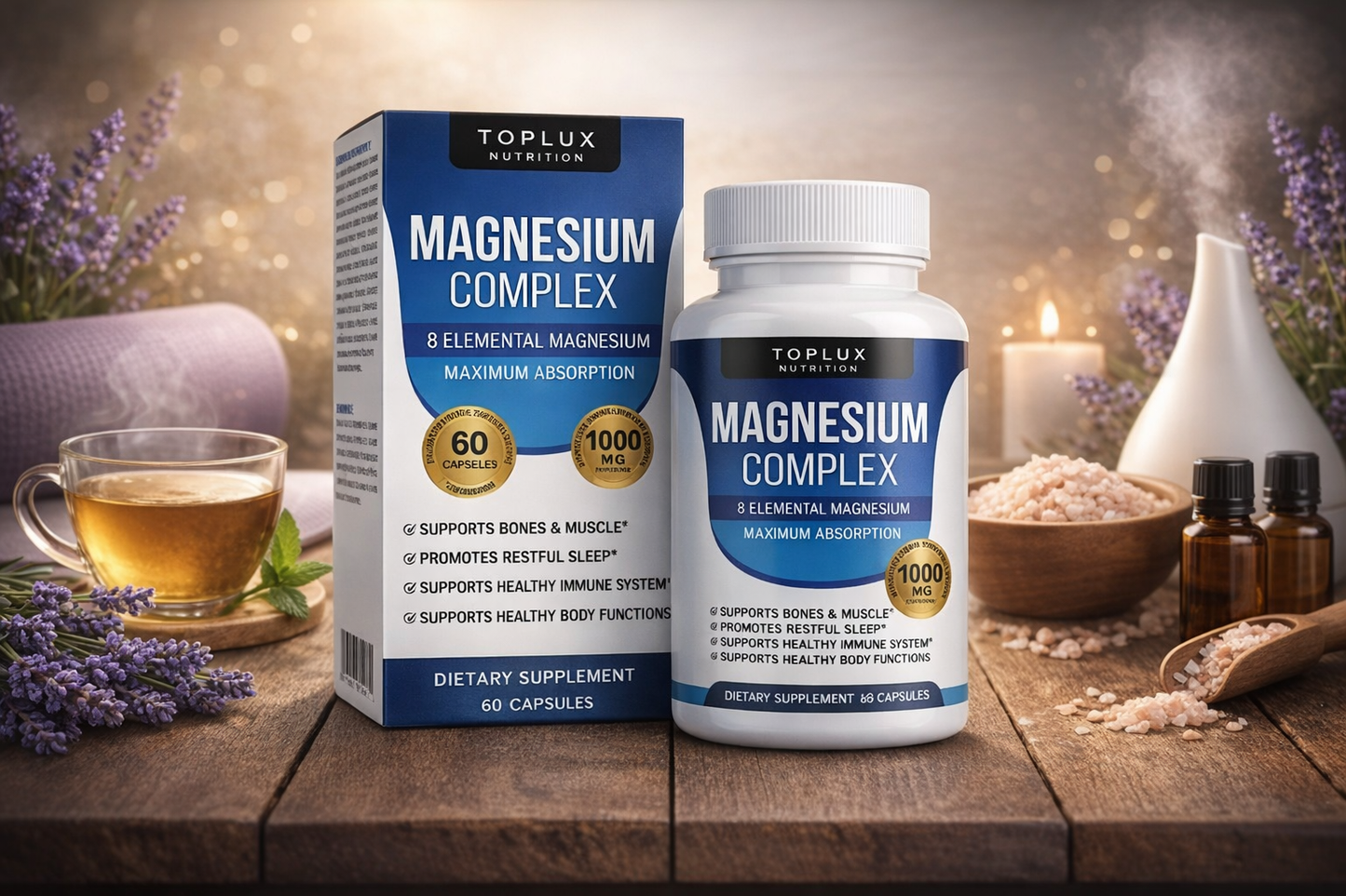 MAGNESIUM COMPLEX 90 CAPSULAS PREMIUM CON CAJA